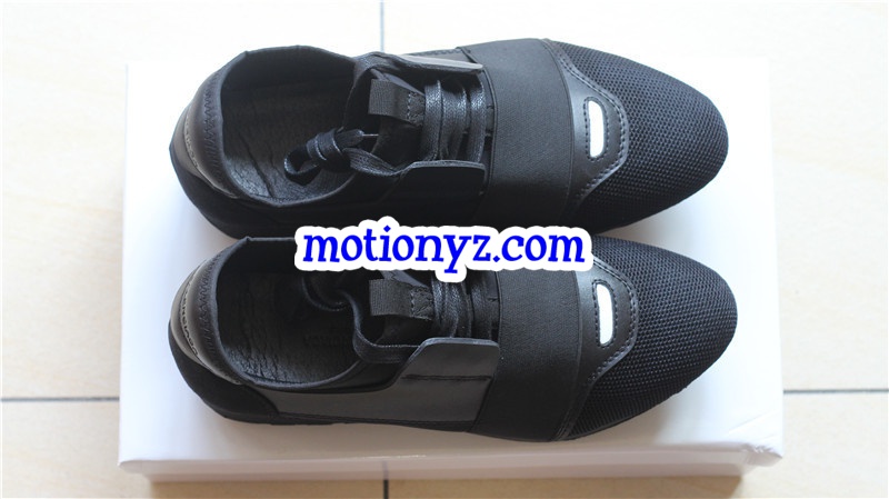 Balenciaga Race Runner Trainers All Black